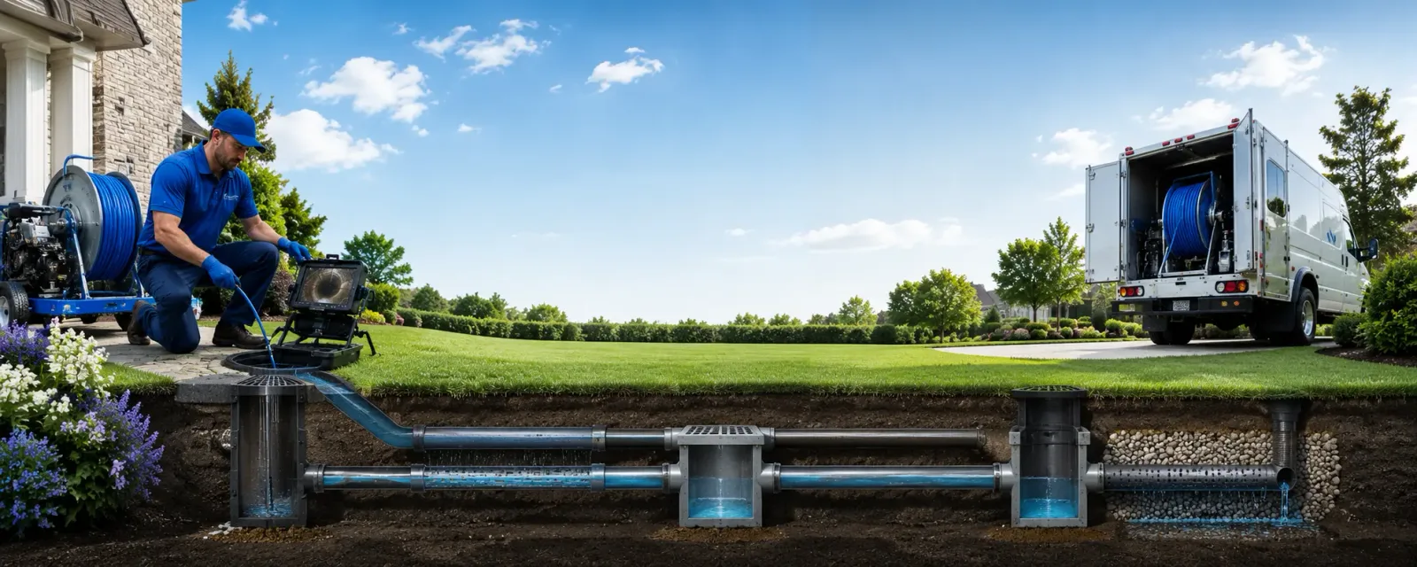 Outdoor drain cleaning information for Huntington, IN